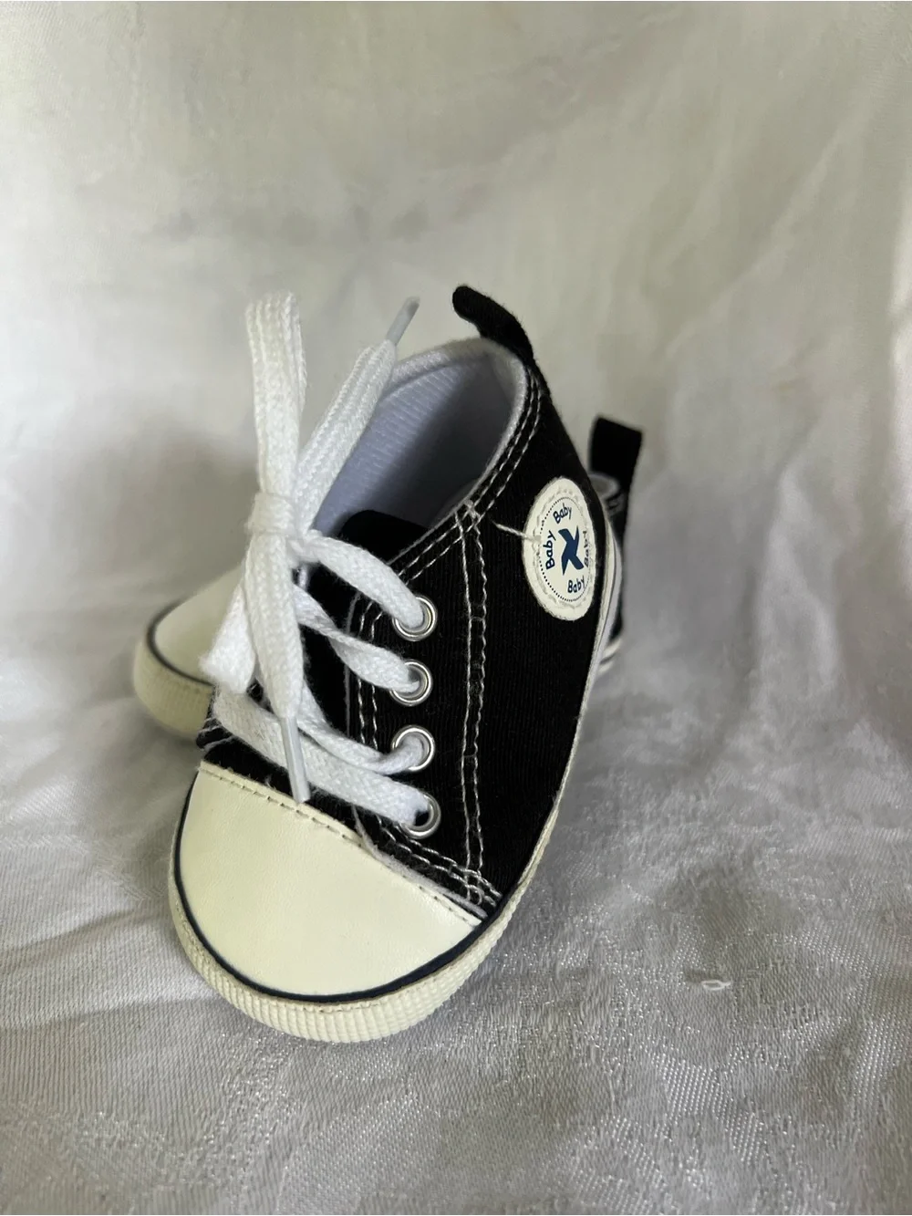 Converse Black and White Toddler Classic Canvas Sneakers